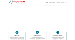 Desktop Screenshot of nootanpharma.com